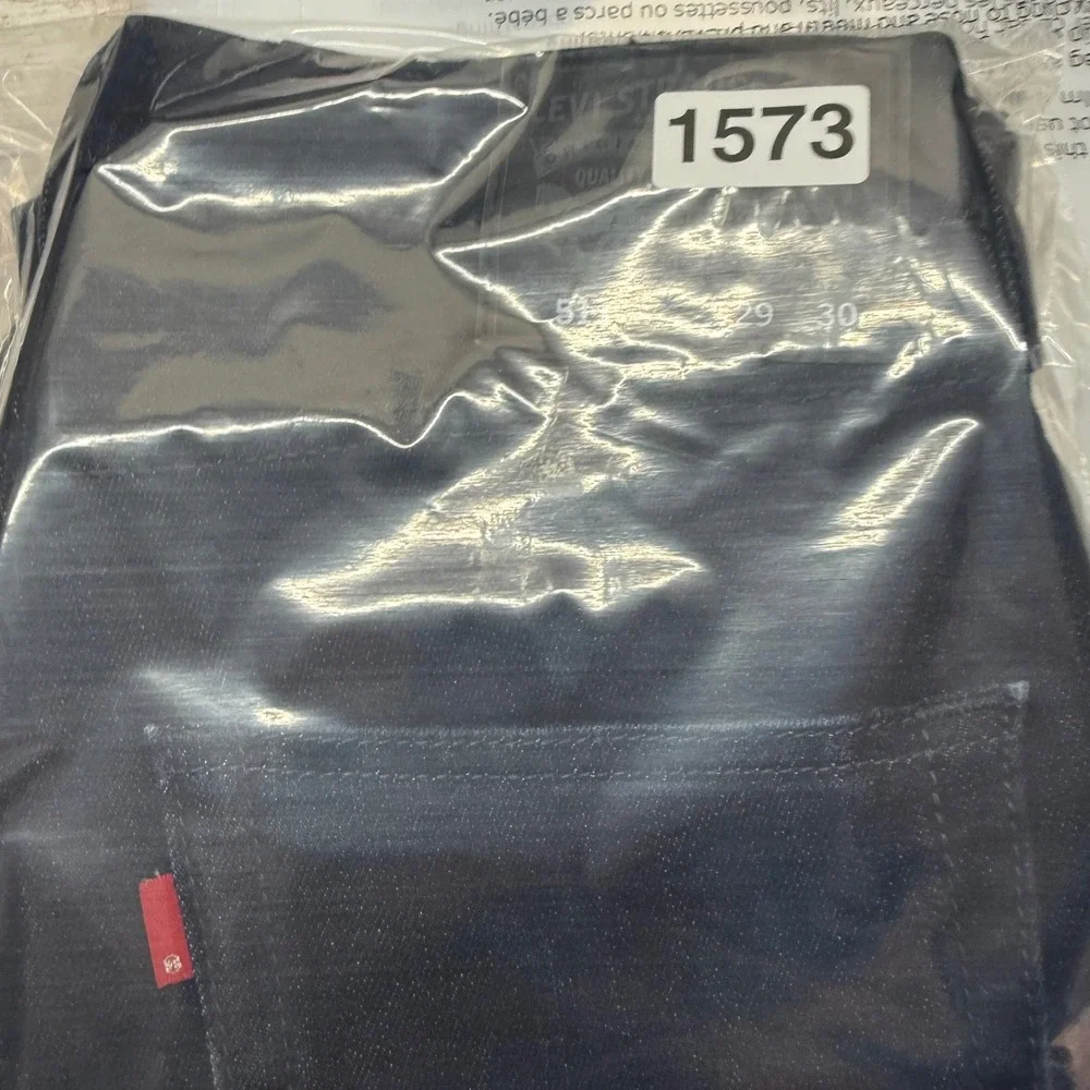 Levi's‎ 511 Slim Fit Jeans Mens 29x30 Dark Indigo Blue Stretch Denim
